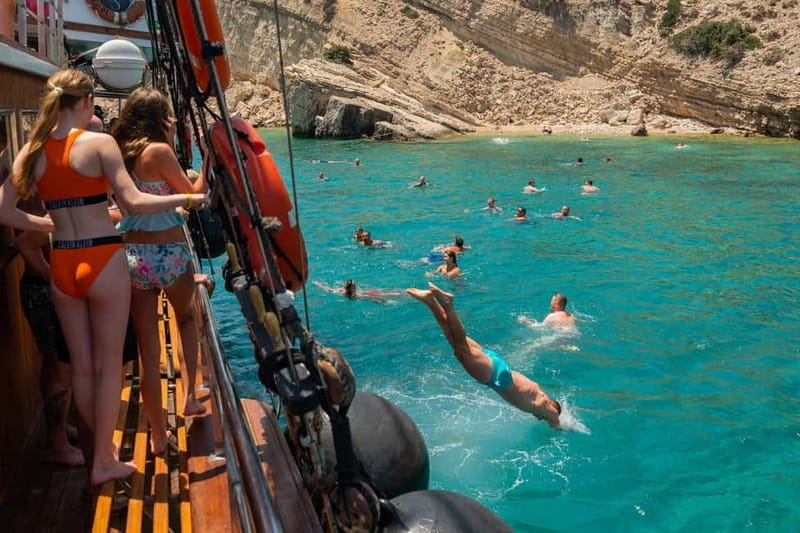 Kos 3 island cruise with Hotel Pick Up and Drop Off - Plati is the day’s best swim stop