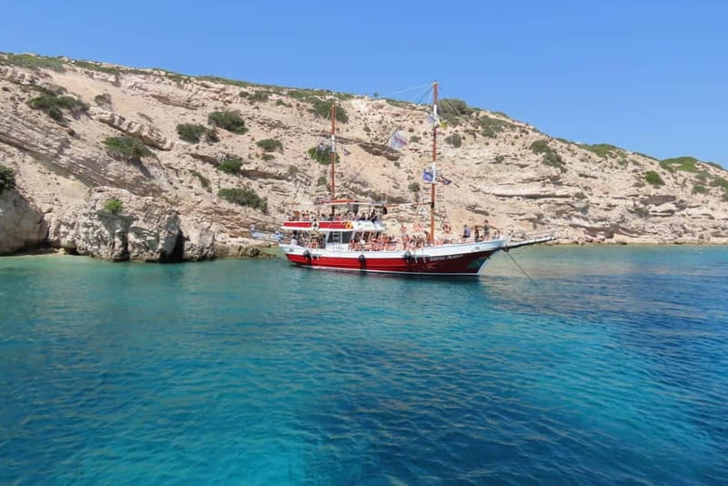 Kos: 3-Island Cruise with Lunch, Swimming and Audio Guide - Setting out from Kos and watching for dolphins