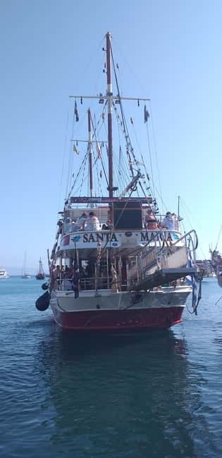 Kos: 3-Island Cruise with Lunch, Swimming and Audio Guide - Lunch aboard Santa Maria