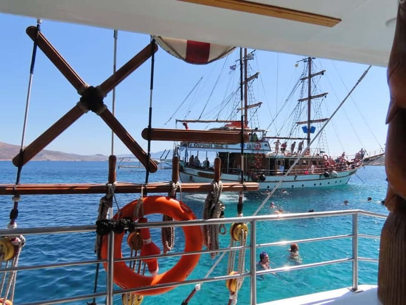 Kos : 3-Island Wooden Ship Cruise w/ Lunch on Captain Hook - Kalymnos for lunch, local flavors, and village time