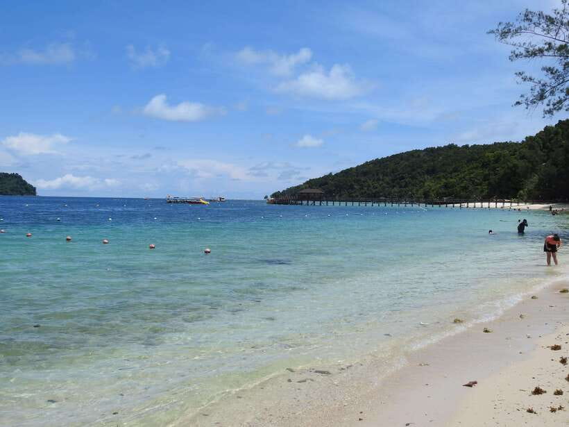 Kota Kinabalu: Island Hopping with Snorkeling & Meal - The short ride to Sapi Island