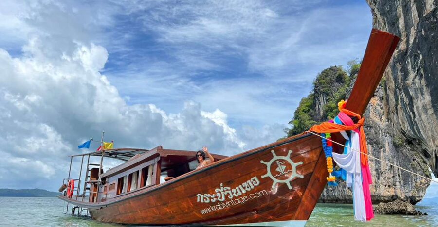 Krabi 4 island by luxury vintage boat sunrise / sunset - A slower way to see Krabi’s four islands