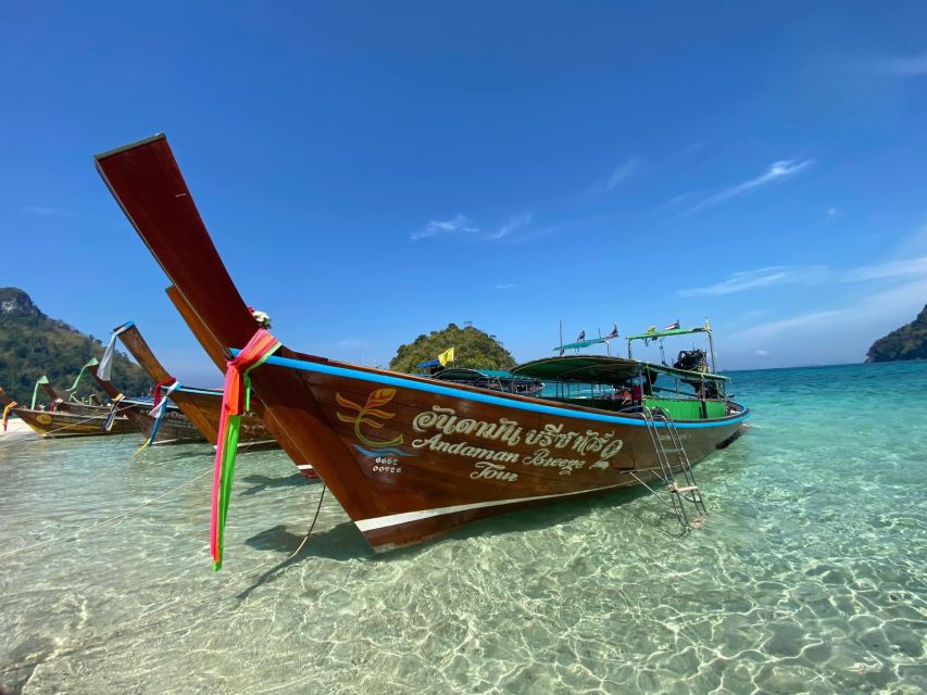 Krabi 4 Island One Day Tour by Speed boat or Longtail boat - Thale Waek and the sandbar effect