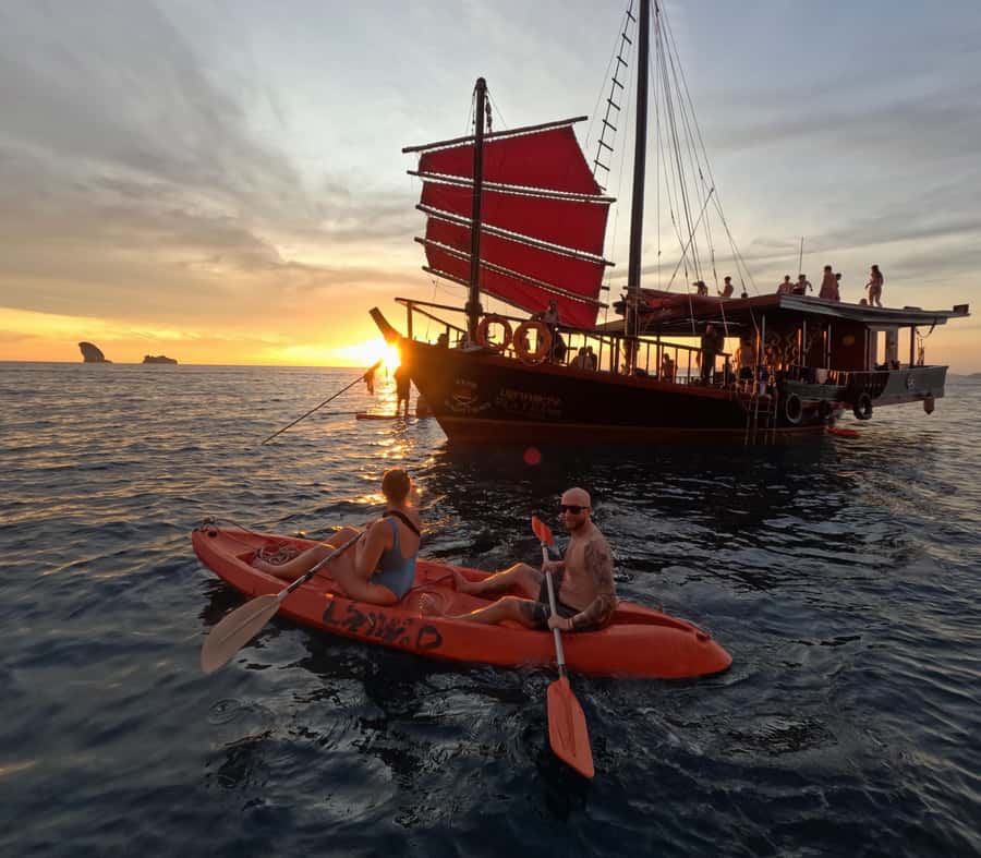 Krabi: 4-Island Sunset Snorkeling Tour & Bioluminescent Swim - Chicken Island brings the classic Krabi scenery