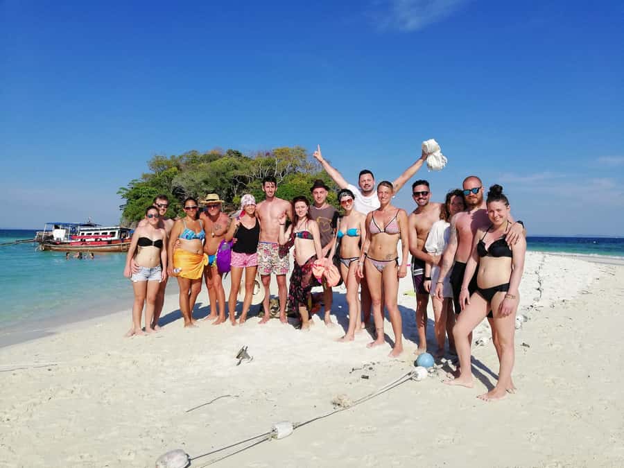 Krabi: 4 Island Tour, Sunset+Plankton, Small Group 12 pax - Phranang Beach and Princess Cave at sunset