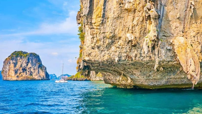Krabi: 4 Islands and Caves Boat Tour with Lunch - Koh Poda, the longest beach break