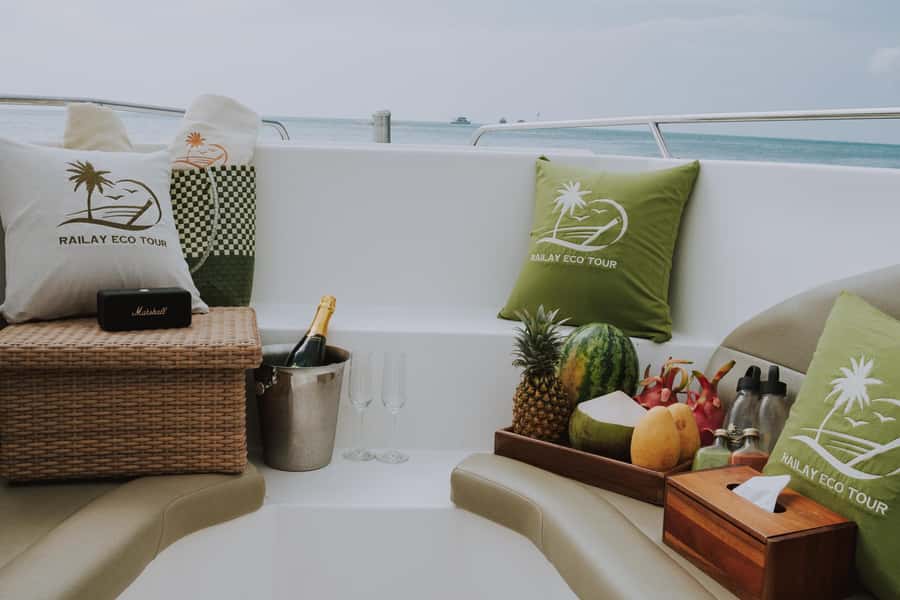 Krabi: 4 Islands Private Luxury Speed Boat Tour - Chicken Island and Krabi’s limestone views