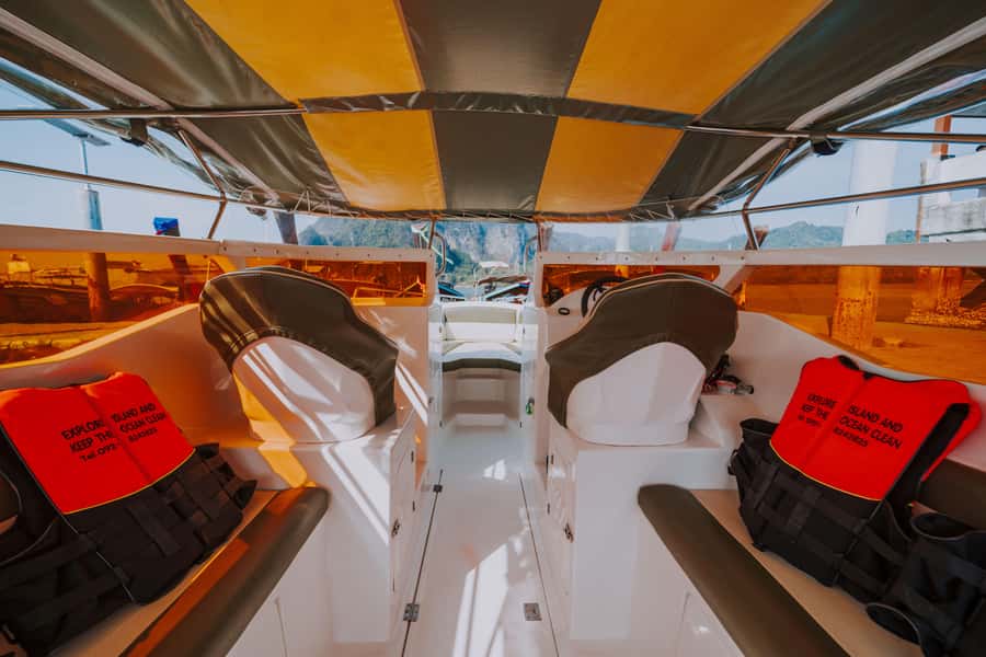 Krabi: 4 Islands Private Luxury Speed Boat Tour - Railay Beach, where the cliffs steal the show