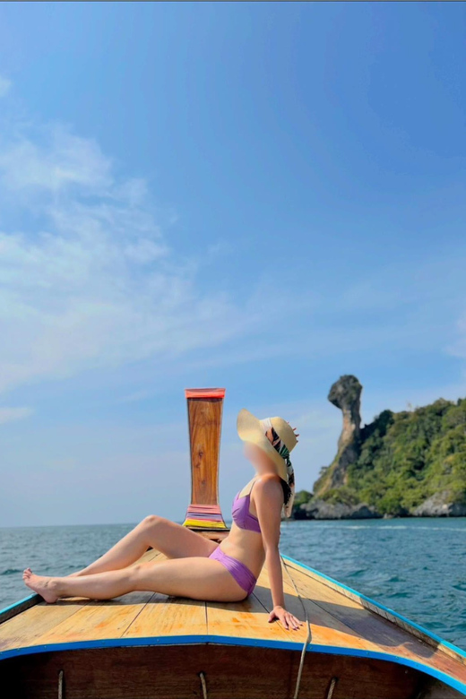 Krabi: 4 Islands - Private tour by Longtail boat - Starting in Ao Nang at 8:15 to 8:45