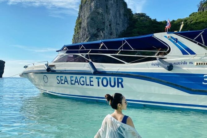 Krabi 4 Islands Speedboat Tour Snorkeling and Beach Lunch - Chicken Island for snorkeling and a funny silhouette