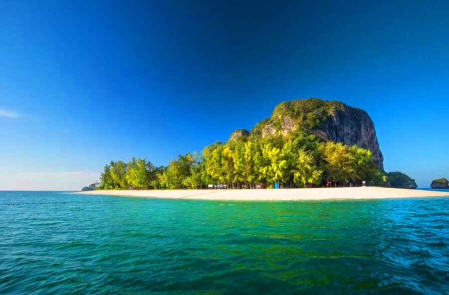 Krabi: 4 Islands Sunset Longtail Boat Tour with BBQ Dinner - Key points at a glance