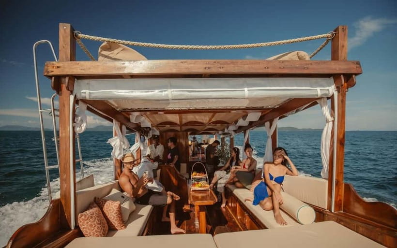 Krabi: 7 Island Tour by Luxury Longtail Boat with Snorkeling - Poda Island gives the trip its payoff