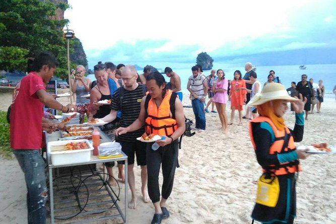 Krabi 7 Islands Sunset and Bioluminescence Tour Include BBQ Dinner - Chicken Island and the other island stops