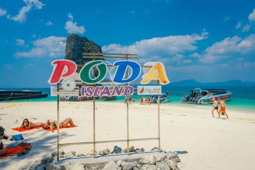Krabi: 7 Islands Sunset Tour by Speedboat with Snorkeling - Chicken Island: a quick photo stop with a famous profile
