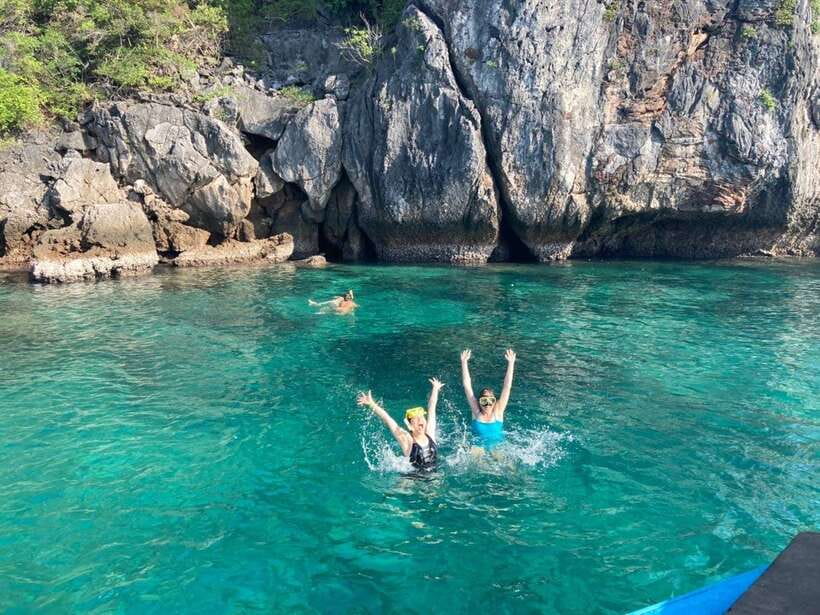 Krabi: 7 Islands Sunset Tour with Buffet Dinner & Snorkeling - From Ao Nang pier to the first island