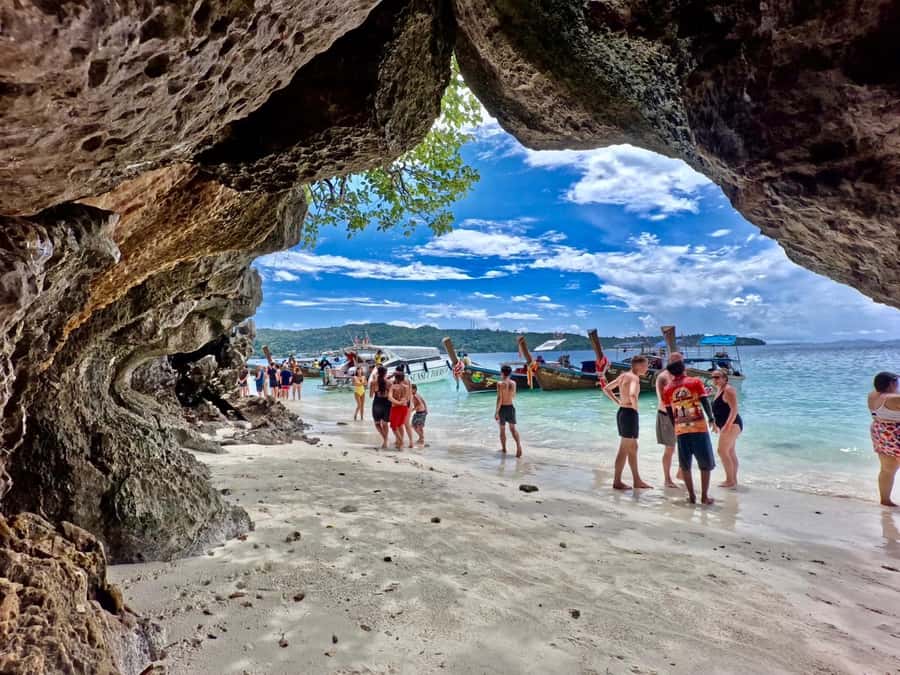 Krabi: Early Bird Phi Phi, Maya & 4 Islands Speedboat Tour - Phi Phi’s landmarks arrive quickly