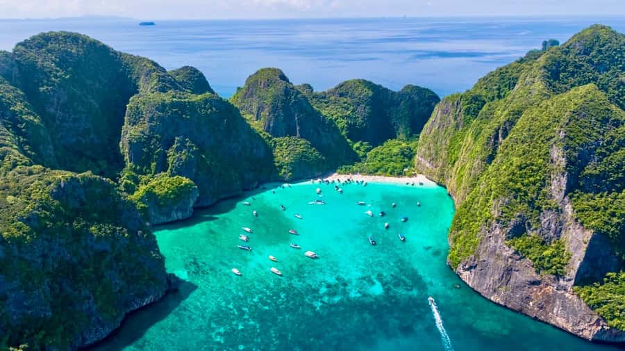 Krabi: Phi Phi & 4 Islands Sunset Tour by Speedboat - Lunch and free time on Phi Phi Don