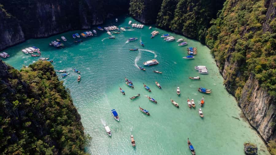 Krabi: Phi Phi Early Bird & 4 Island by Speedboat with Lunch - Reaching Maya Bay before the main rush