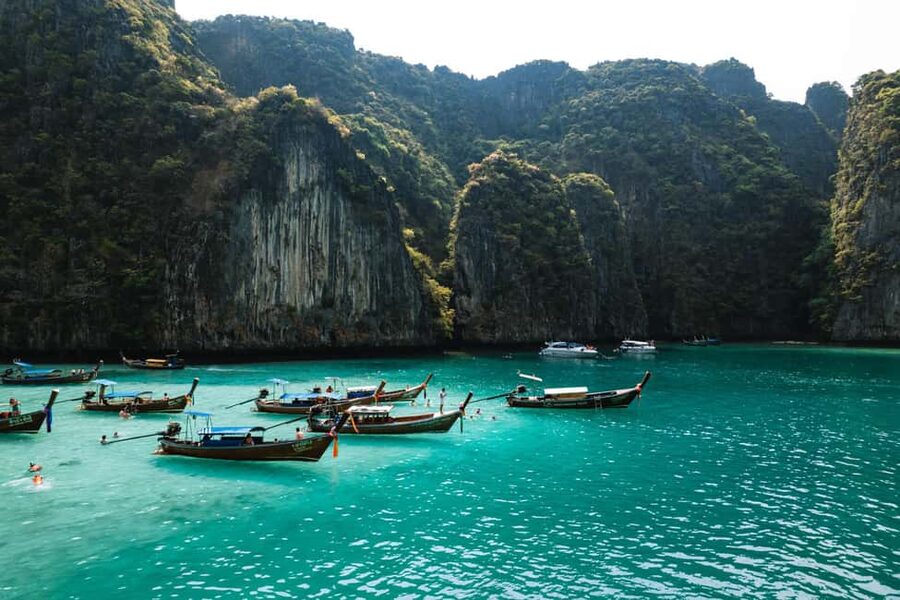 Krabi: Premium Phi Phi Islands Day Trip with Lunch & Snorkel - Bamboo Island starts the island scenery