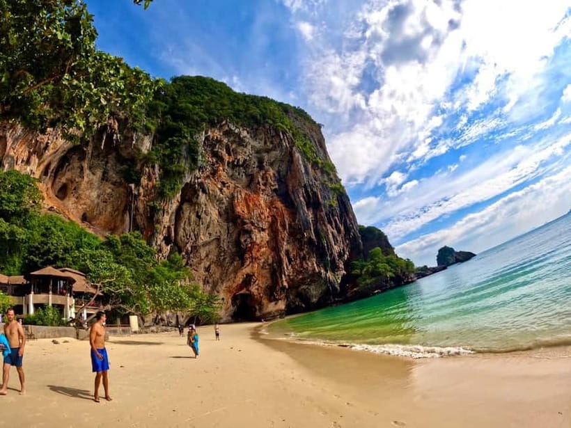 Krabi's Emerald Escape: 4 Islands Snorkel & Hidden Tombolo - Walking the sandbar at Koh Tup