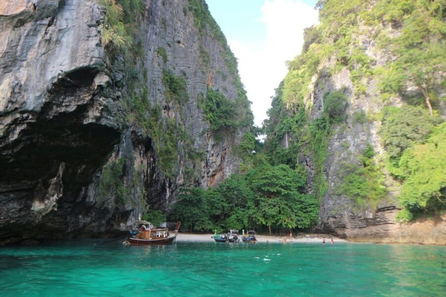 Krabi: Wonderful 4 Islands with Sunset Cruising Dinner - Thale Waek and the changing tide