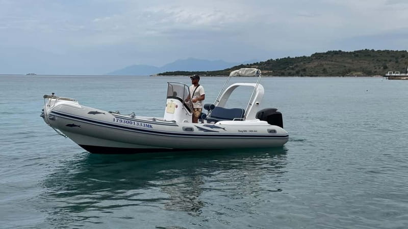 Ksamil: Boat Trip To 5-Islands Of Ksamil & Twin Islands - A fast start from Ksamili Escape