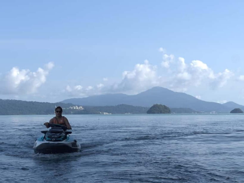 Langkawi: Fun Island Hopping by Jet Ski - The first burst of speed on a jet ski