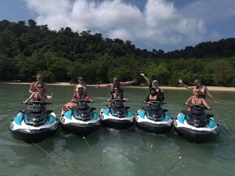 Langkawi: Premium UNESCO Geopark Jet Ski Tour of 8 Islands - Monkeys, caves, and Pulau Singa Besar