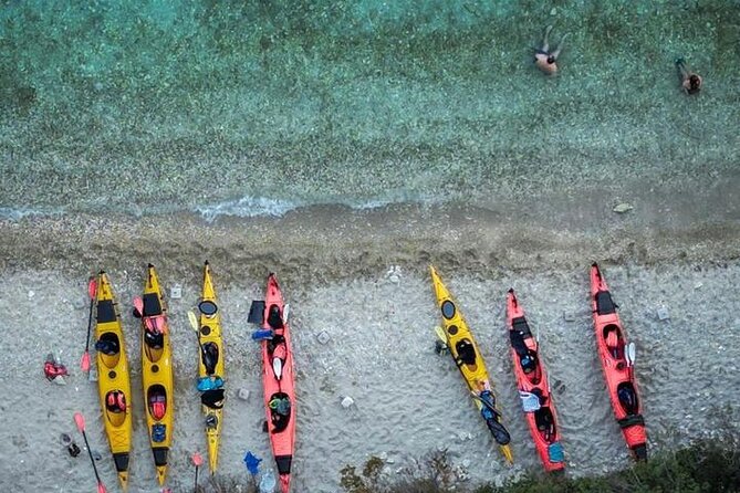 Lefkada, Nydri, Scorpios Kayak Odyssey Island Hopping - Lunch on a secluded beach