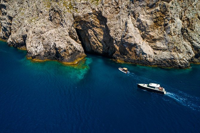 Luxury Boat - Blue Cave From Split Island-Hopping Full-Day Cruise, Hvar, Vis - Swimming at Krknjasi Bay and Budikovac