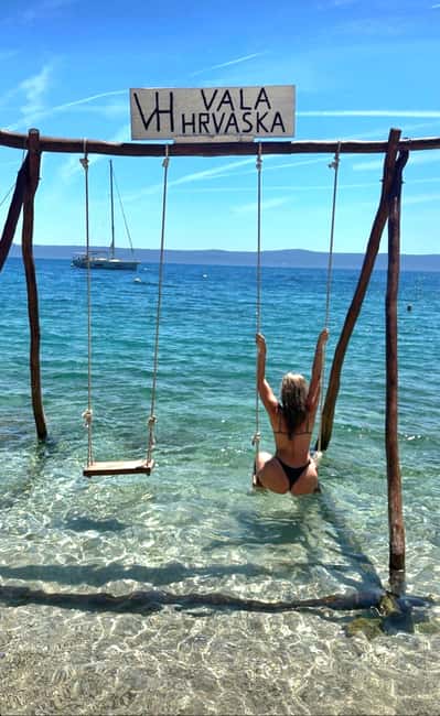 Makarska: 3 island, Cave, Cliffs, Jelsa, Lagoon, Golden Horn - Cliff swimming at Mala Stiniva
