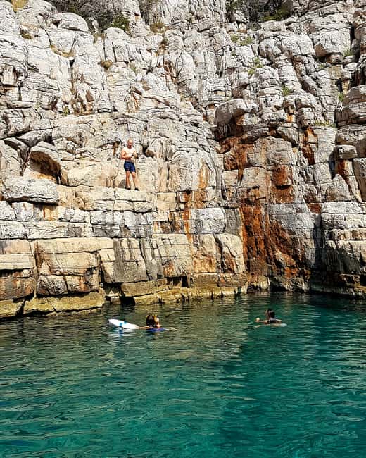 Makarska: 3 island, Cave, Cliffs, Jelsa, Lagoon, Golden Horn - Zečevo’s Blue Lagoon and cocktail bar