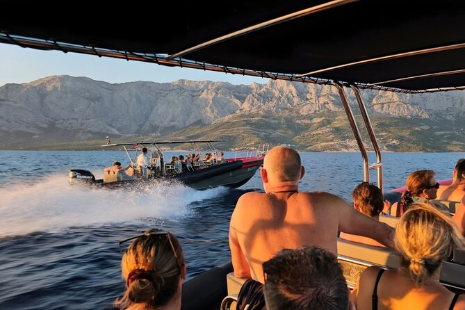 Makarska: 3-Island Golden Horn and Blue Lagoon Speedboat Tour - Nugal Beach gives you ten minutes for the view