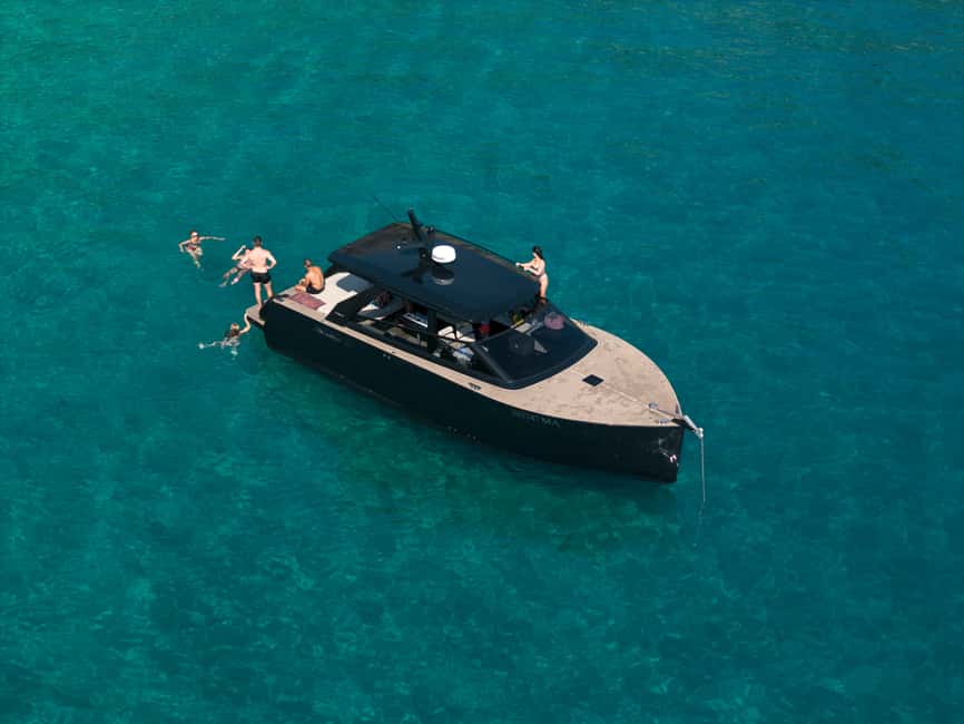 Makarska: 4 Island Luxory Speedboat Tour with Town Hvar - Zlatni Rat gives you a proper first swim