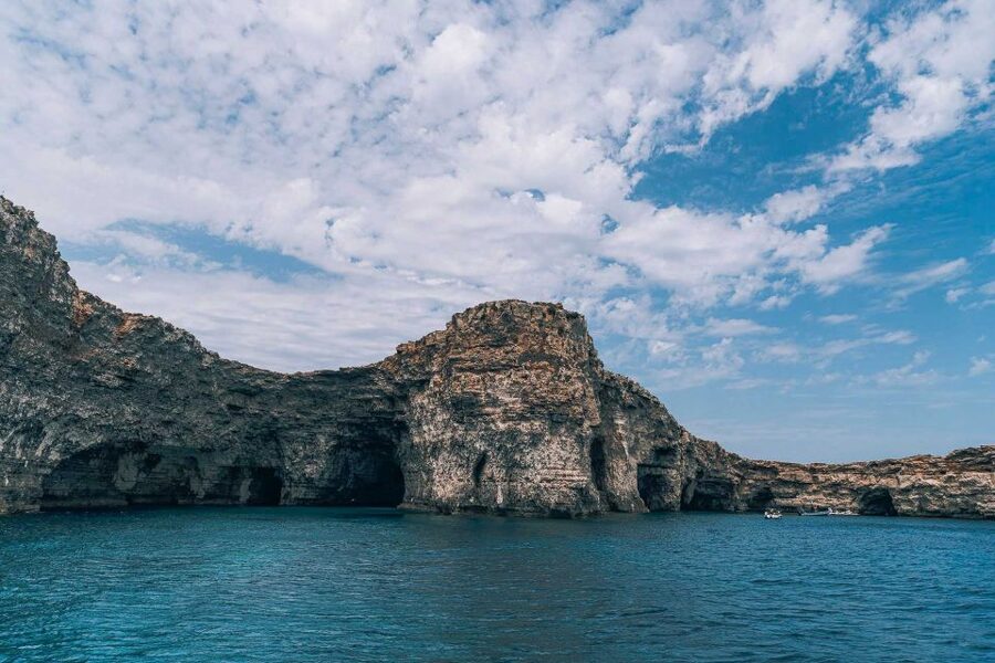 Malta: Blue Lagoon, Comino & St Paul's Islands Cruise - Santa Maria Caves and Malta’s rocky coast