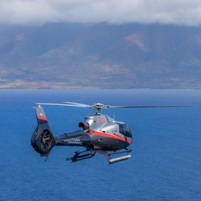 Maui: 3-Island Hawaiian Odyssey Helicopter Flight - Crossing the water to Elephant Rock
