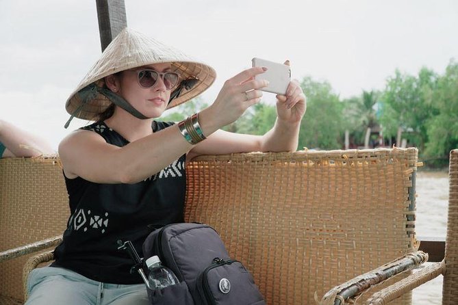 Mekong Delta 4 Islands, TukTuk, Boat, Try Khot Cake Local Cooking - Vĩnh Tràng Pagoda gives the morning a cultural start