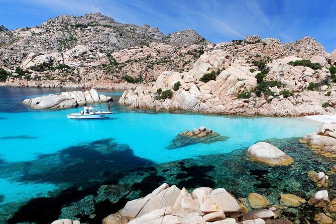 Olbia : Magdalene Archipelago Boat Tour + transfer included - La Maddalena town: one hour on land