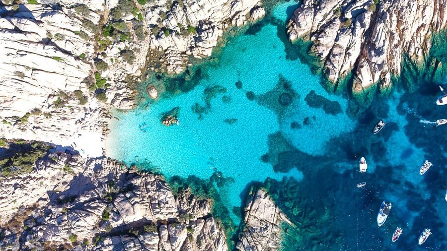 Palau: La Maddalena Archipelago and Caprera Island Boat Tour - La Maddalena town and the Caruggi