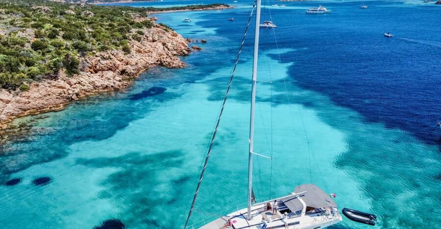 Palau: Sailing tour La Maddalena Archipelago - Piscine di Budelli: the long three-hour pause
