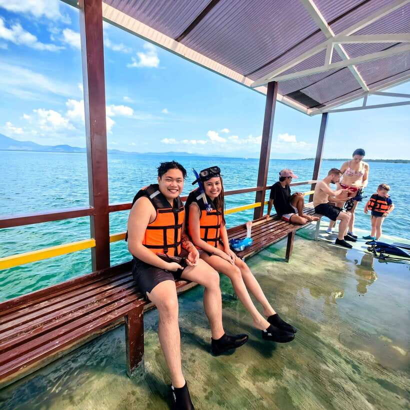 Palawan: Honda Bay Island Hopping Cruise - What a Honda Bay day looks like from Puerto Princesa