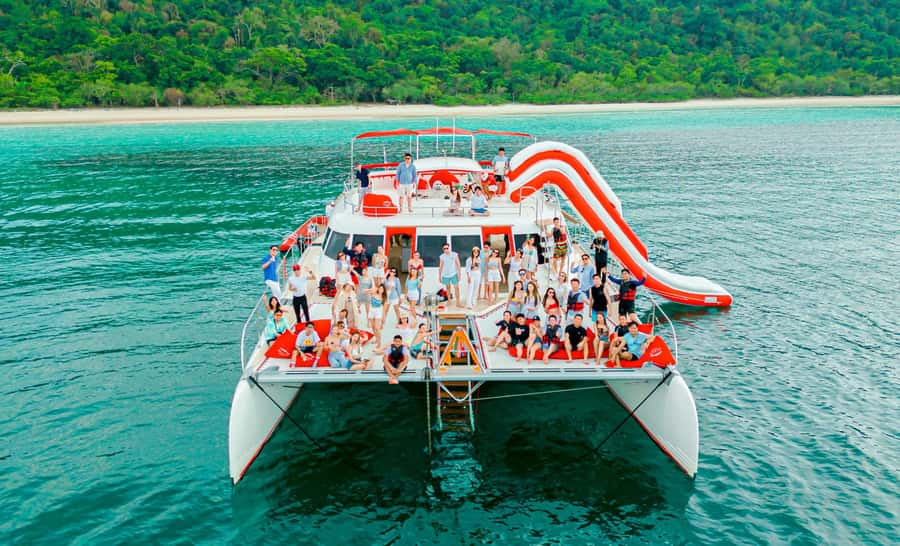 Pattaya: 2 Islands one day trip on Catamaran with Lunch - Leaving Pattaya for Ocean Marina Yacht Club