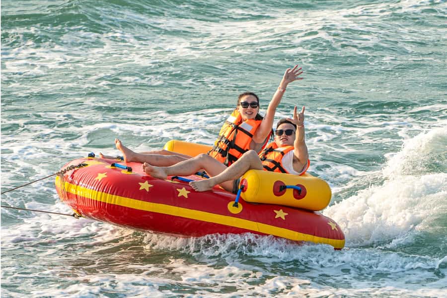 Pattaya: 3-Island Hopping Sunset Yacht & Buffet with Live DJ - Koh Phai: the first island stop