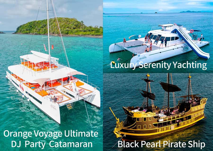 Pattaya: 3 Islands Hopping Day Tour on Catamaran with party - Leaving Pattaya for Ocean Marina