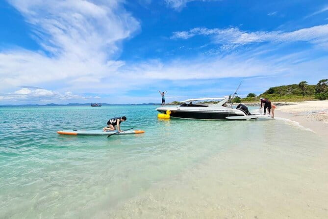 Pattaya: Private Speedboat 2-4 Islands Hopping with Lunch - Ko Rin and its long white beach