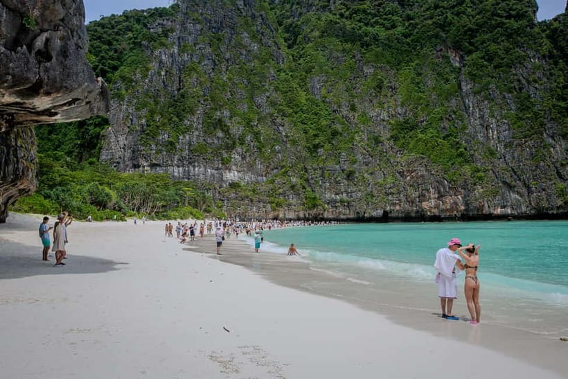 Phi Phi: 7 Island Longtail Boat Snorkeling Tour with Sunset - Bamboo Island gives you room to slow down