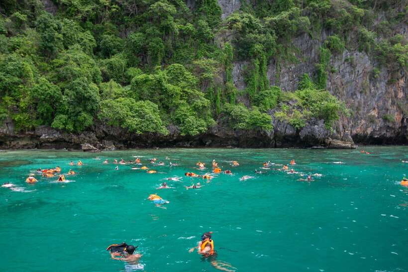 Phi Phi: 7 Islands longtail boat with Sunset and Plankton - Bamboo Island is the day’s best beach break