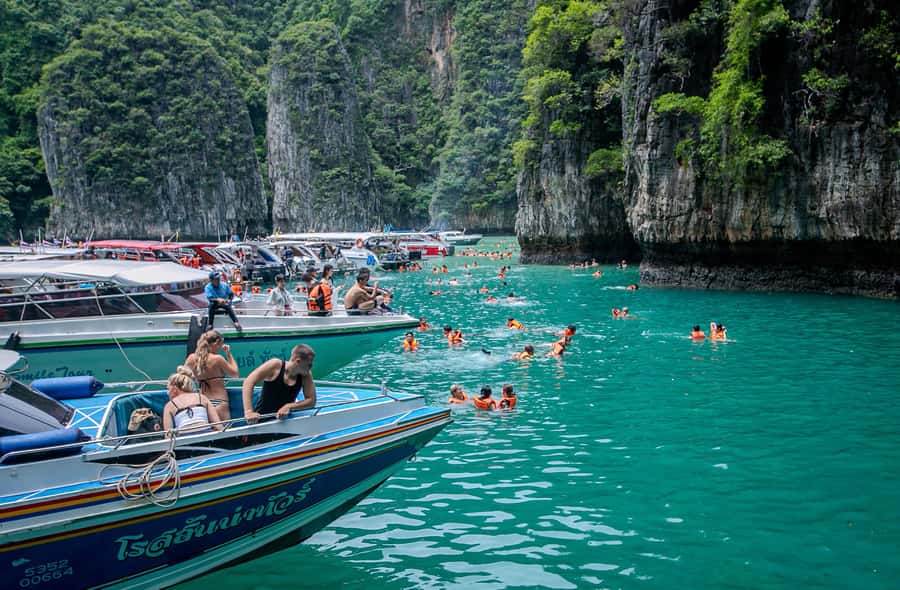 Phi Phi: 7 Islands Speed Boat Tour with Sunset and Plankton - Bamboo Island Gives You Time to Slow Down