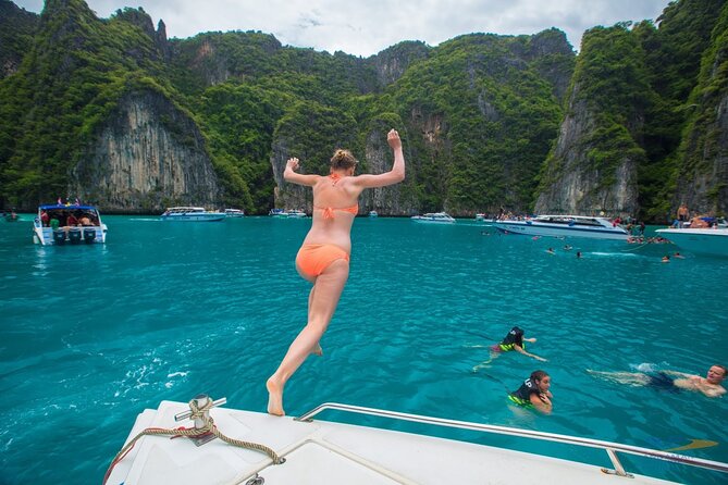 Phi Phi Island Hopping Day Trip by Speed Boat from Phuket - Loh Samah Bay for fish and coral