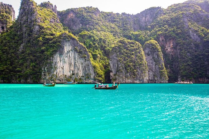 Phi Phi Island Sunset + 4 Island Small Group Tour from Krabi - Monkey Beach brings the first swim